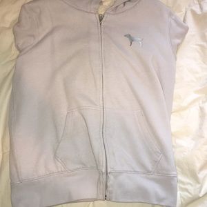 pink victoria secret hoodie